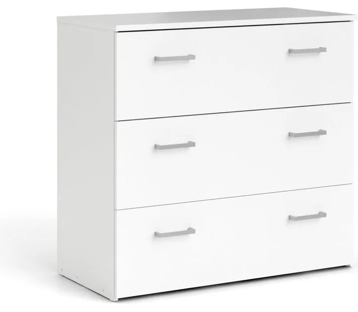 Biela nízka komoda 74x70 cm Space – Tvilum