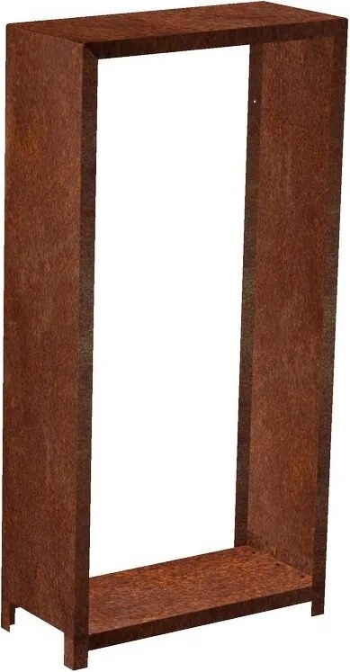 Stora Záhradný drevník 180 x 90 x 40 cm, corten CORGARDEN 1034