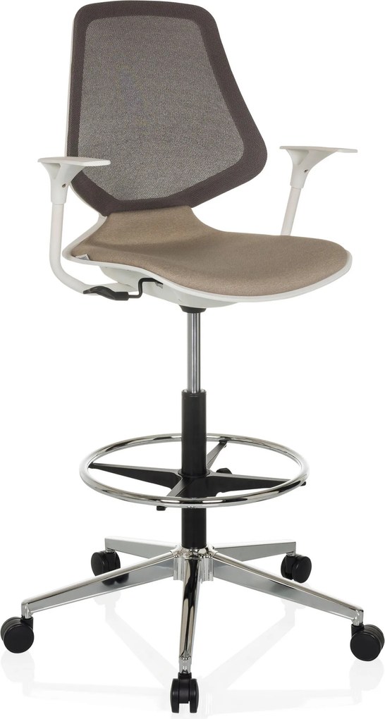 XXXLutz OTOČNÁ STOLIČKA, sieťovina, béžová MID.YOU - Online Only kancelárie - 001918075801