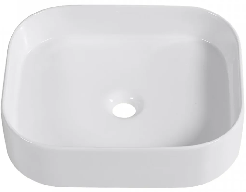Cerano Matteo, keramické umývadlo na dosku 450x380x110 mm, biela lesklá, CER-CER-428386