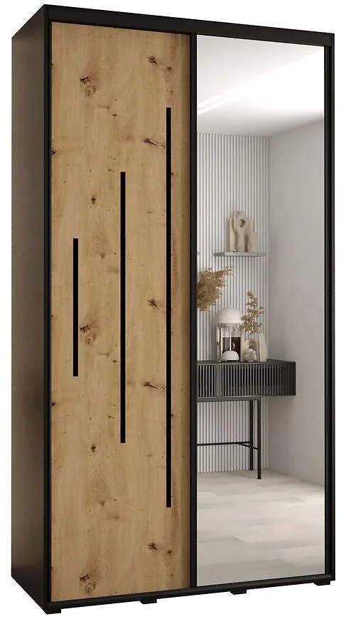 Skriňa 45 Canaris 13 140 čierna/artisan/čierna