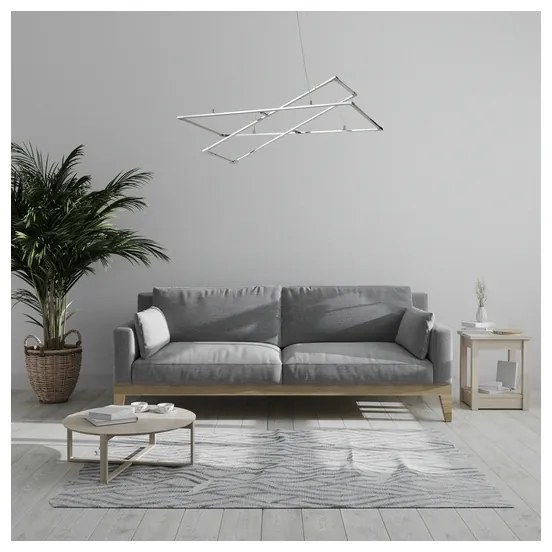 LED Luster na lanku KSEROS LED/45W/230V