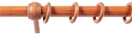 Záclonová tyč drevená Ø 28 mm 300 cm čerešňa