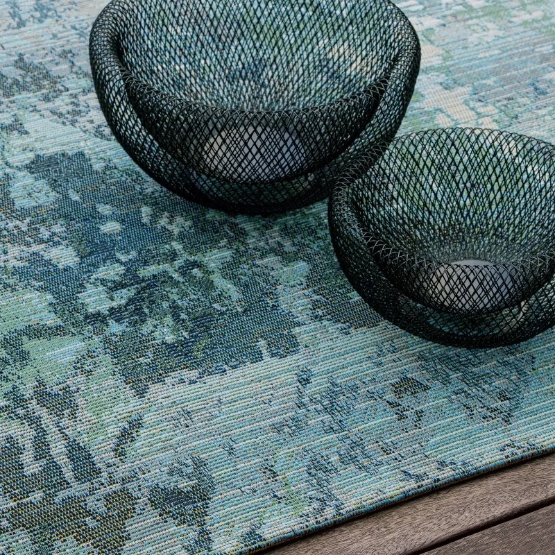 Kusový koberec My Gobelina 643 ocean – na von aj na doma, 80x150, modrá, chodba / predsieň, Obsession