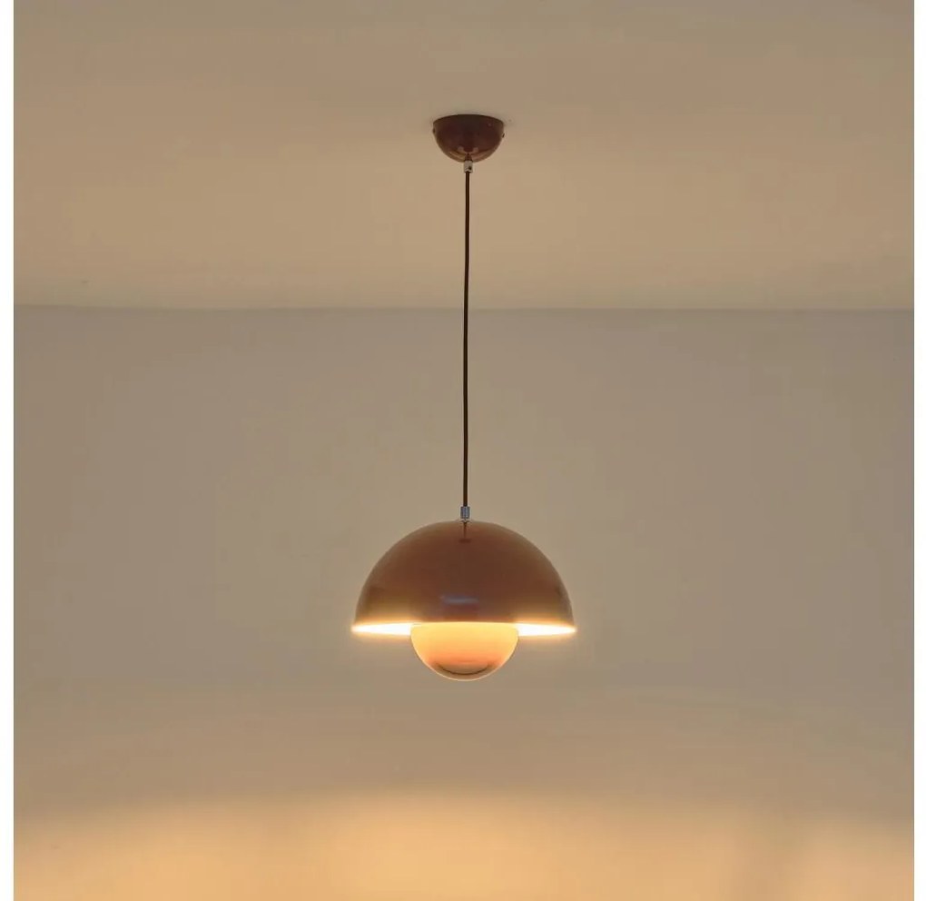 Luster na lanku 1xE27/15W/230V červená