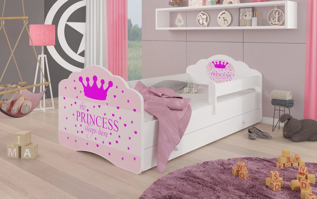 Detská posteľ Princezná 140x70 cm