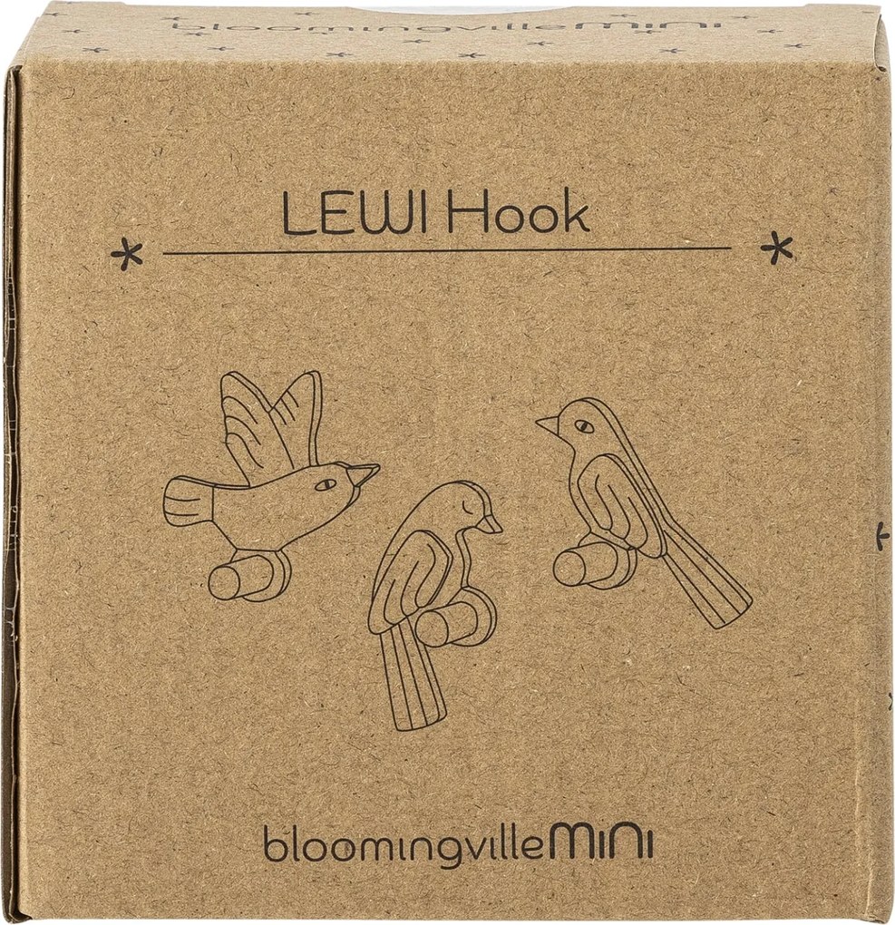 Bloomingville Detský háčik Lewi – set 3 ks