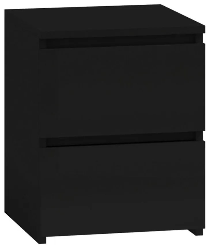 Nočný stolík Malwa M2 čierny