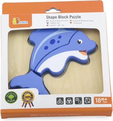 Prvé detské puzzle Viga 59934 rybka