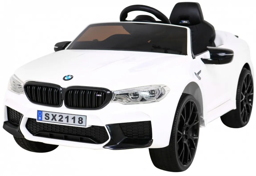 Elektrické vozidlo s funkciou drift BMW M5 DRIFT biele