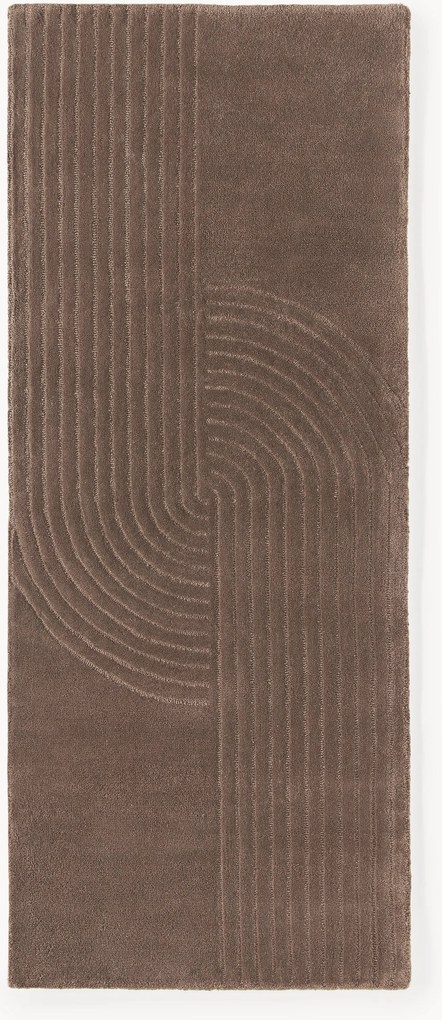 Ručne tuftovaný vlnený behúň Mason