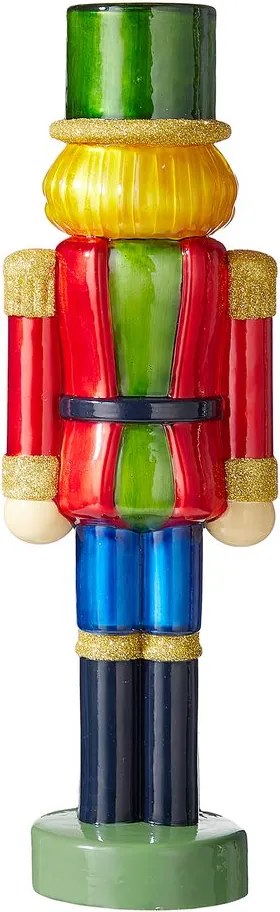 X-MAS LED Luskáčik sklenený 30 cm - červená
