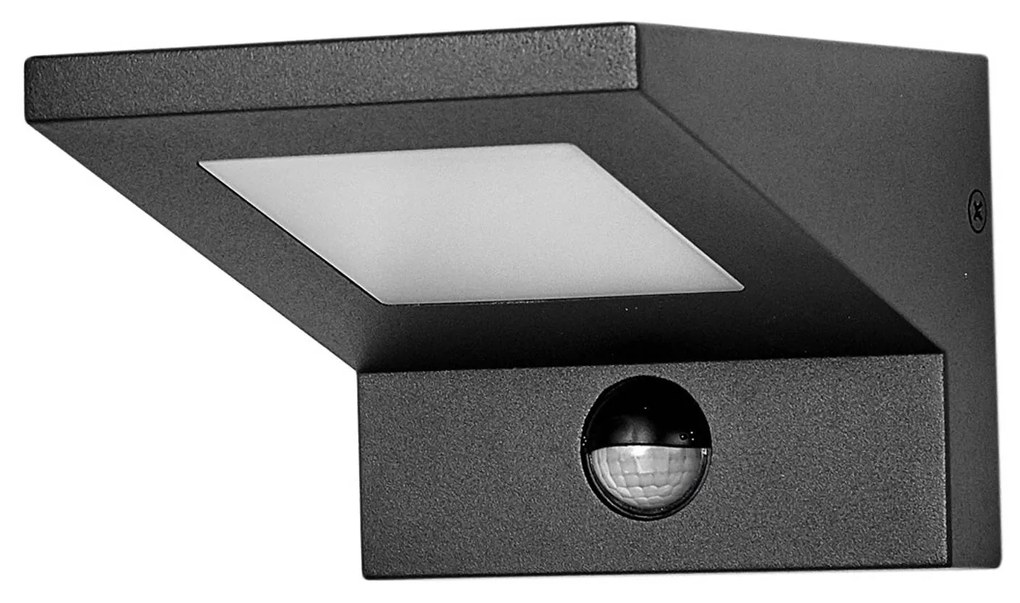 Vonkajšie nástenné LED svietidlo Levvon detektor