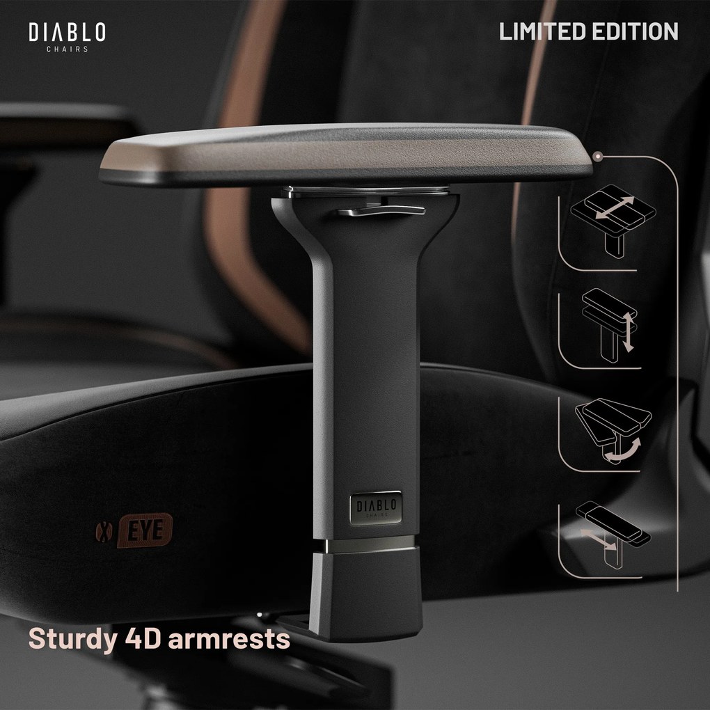 Herná stolička Diablo X-Eye 2.0 Ultra Black