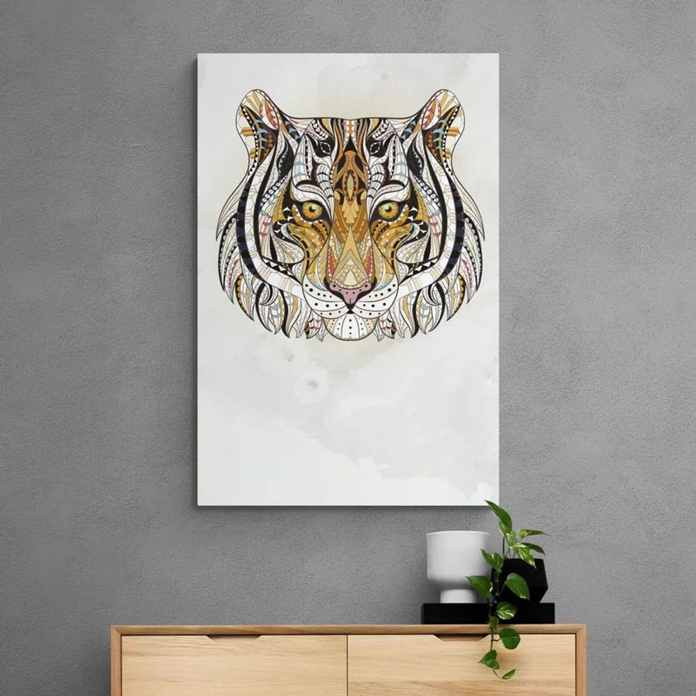 Obraz vzorovaný tiger