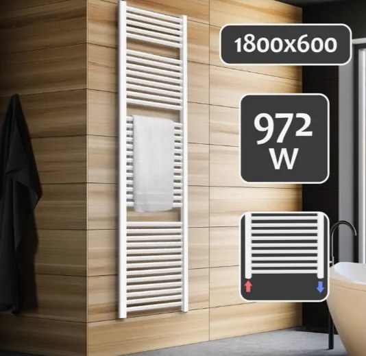 Aquamarin vertikálny kúpeľňový radiátor JG80515