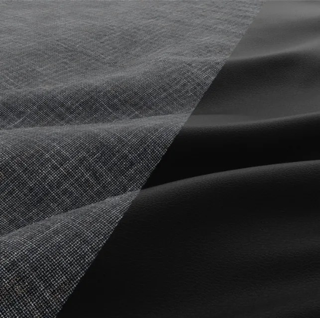 Rohová rozkladacia sedačka AURORA ľavá popolová / čierna