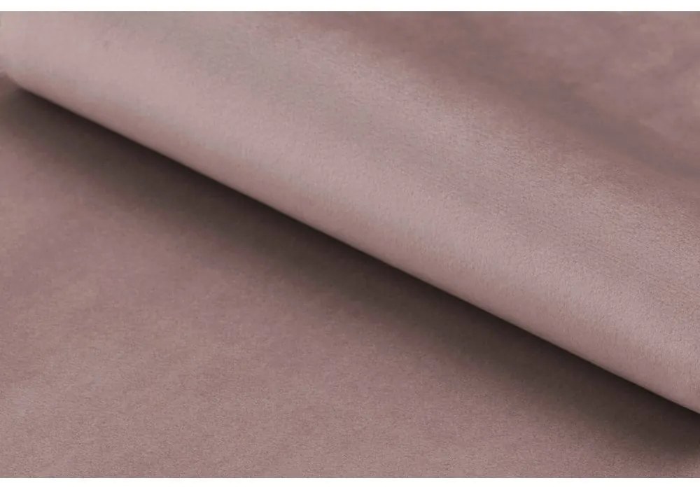 Ružové zamatové kreslo Alba – Actona