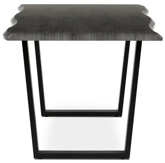 Autronic BONTEC Jedálenský stôl 160x90cm, mdf, sivý dub, HT-F4216 GREY Farba: Šedá