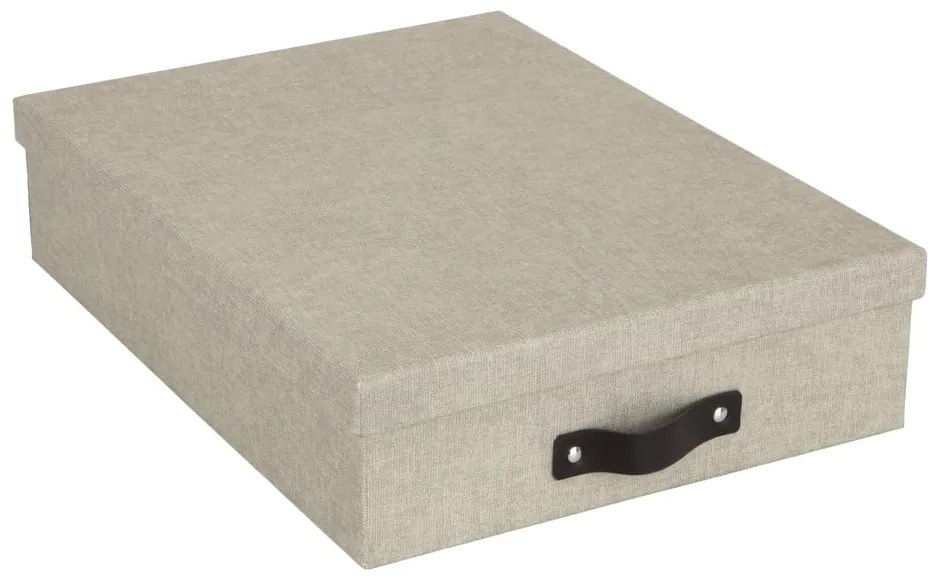Béžová úložná škatuľa Bigso Box of Sweden Oskar