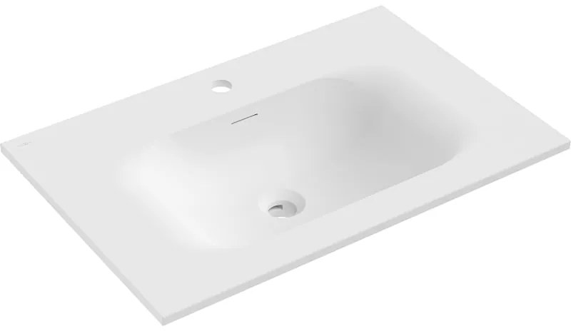 Mexen Vela, umývadlo na zapustenie 71 x 46,5 cm, biela matná, 25237001