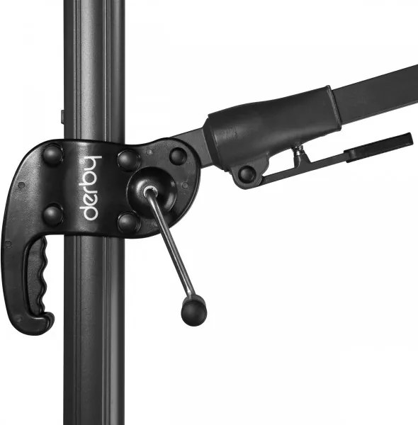 Derby RAVENNA 330 cm – veľký záhradný výkyvný slnečník s bočnou tyčou - 2. akosť (S300)