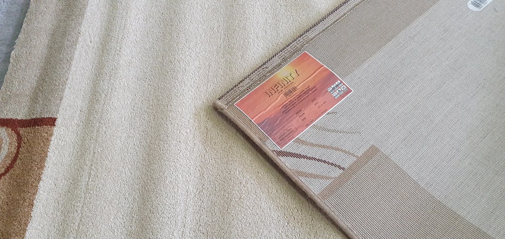 Spoltex, Výpredaj: Kusový koberec Infinity 32822-6323, 200x290, béžová, chodba / predsieň