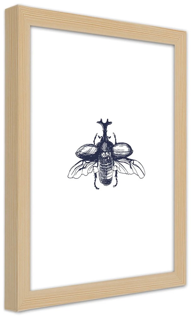 Gario Plagát Lietajúci chrobák Farba rámu: Bez rámu, Rozmery: 20 x 30 cm
