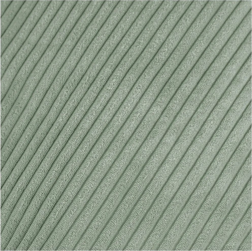 Sedací vak pre deti – zelený, prémiový manšestr