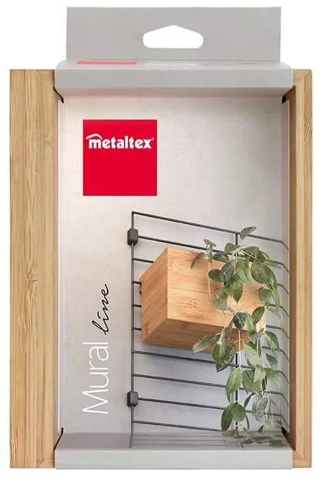 Bambusový komponent - úložný box v prírodnej farbe 19x15 cm Mural – Metaltex