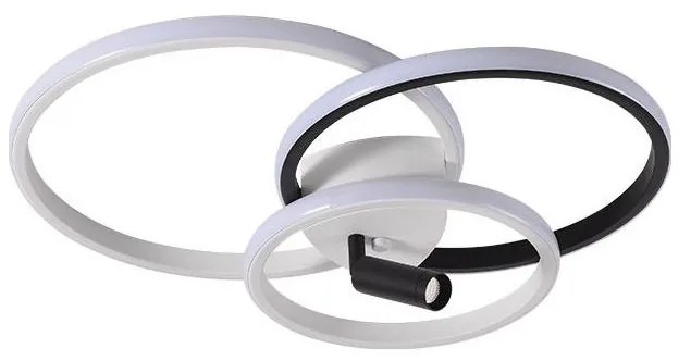 LED Stmievateľné stropné svietidlo LED/70W/230V 3000-6500K biela/čierna + DO