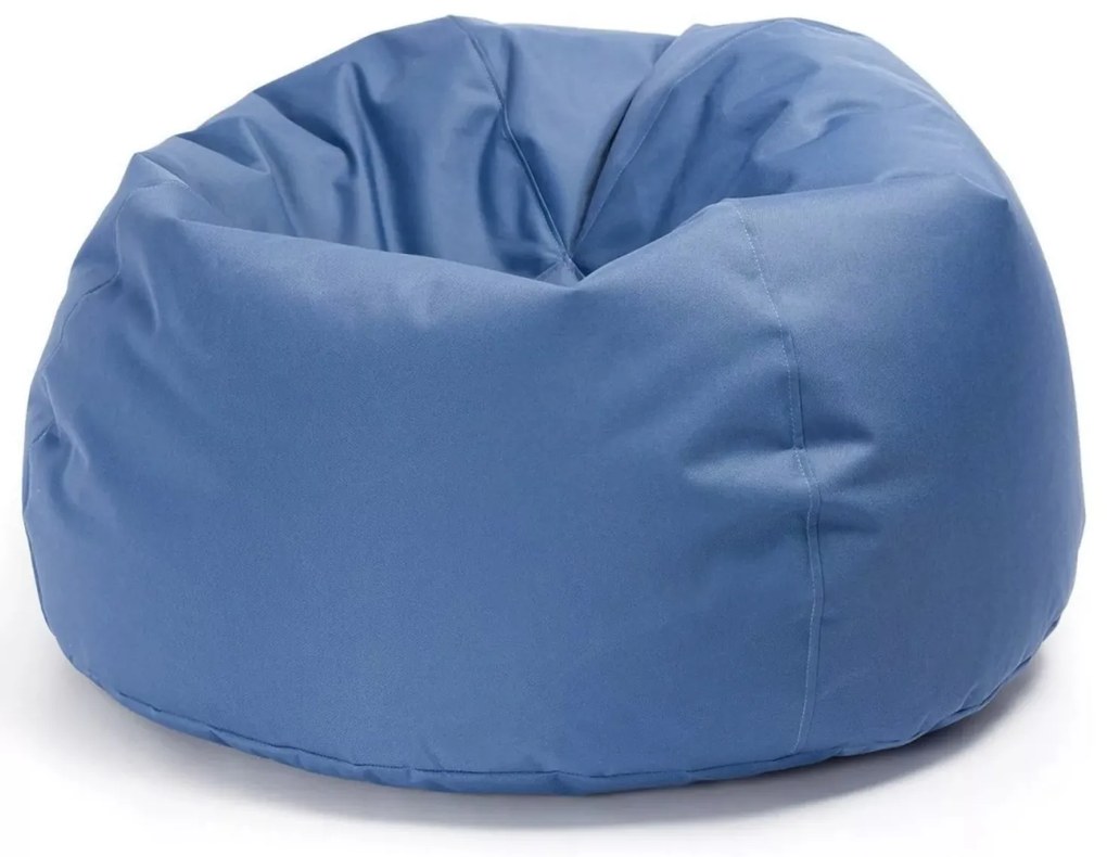 Lacný sedací vak Sakwa L – pohodlný vak pre deti aj dospelých, ľahko umývateľný polyester Farba: NC21 - modrá