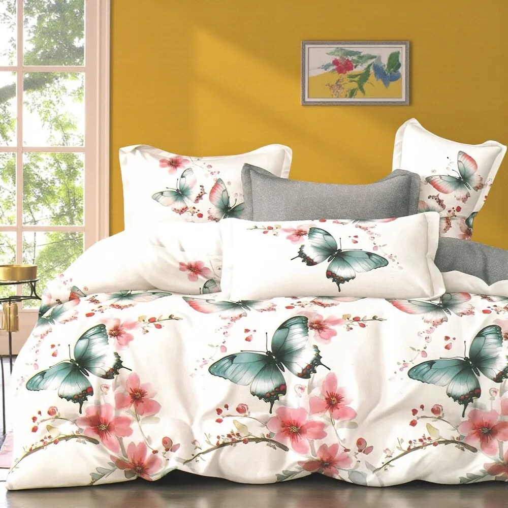 Bavlnené obliečky Homa TELIAN BUTTERFLY 7-dielna sada 140x200 cm