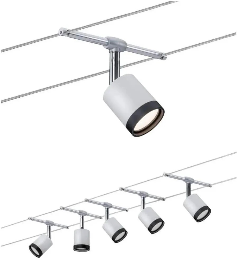 Paulmann 3981 - SADA 5xLED/4W Bodové svietidlo TUBE 230V W3497