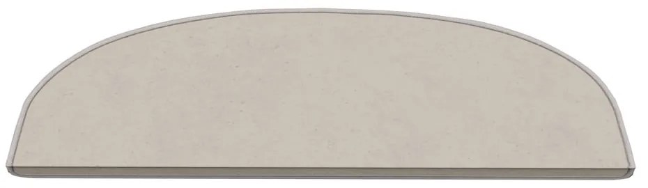 Krémovobiele nášľapy na schody v súprave 16 ks 20x65 cm Plain Color – Vitaus