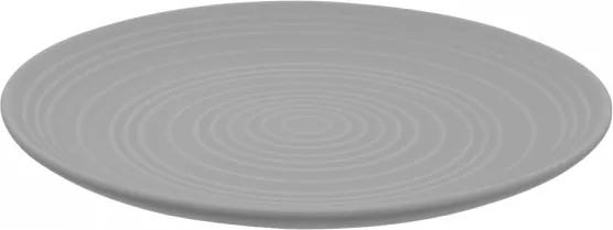 Lunasol - Plytký tanier Gaya RGB Spiral bledosivý 23 cm (451806)