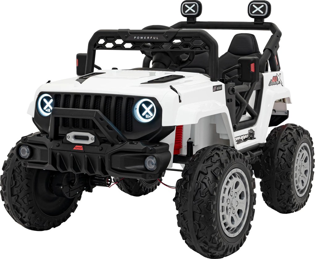 Ramiz Detské elektrické auto OFF ROAD Speed Biele