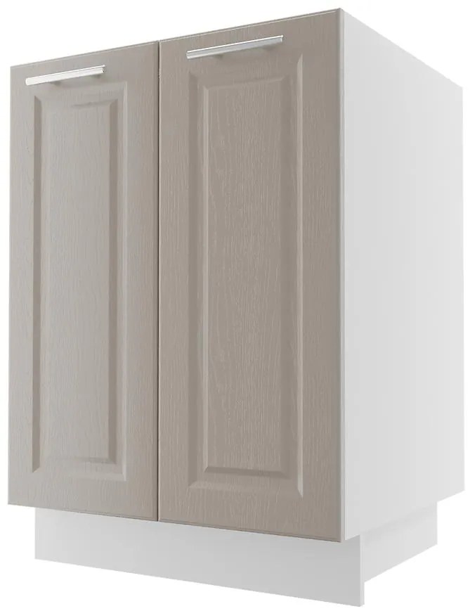 Kuchynská skrinka Emporium d11/60 grey stone/kor.biela