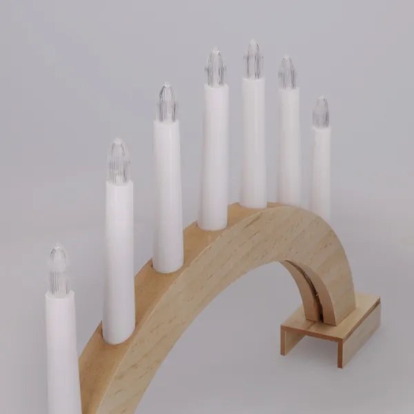 Brilagi - LED Vianočný svietnik 7xLED/2xAA 28x45 cm