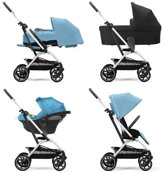 Cybex športový kočík Eezy S Twist+ 2 SILVER beach blue
