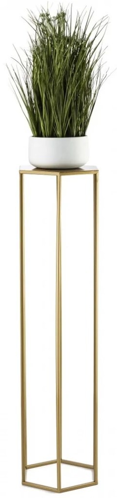 Stojan na kvety LOFTSTYLE I 100 cm zlatý