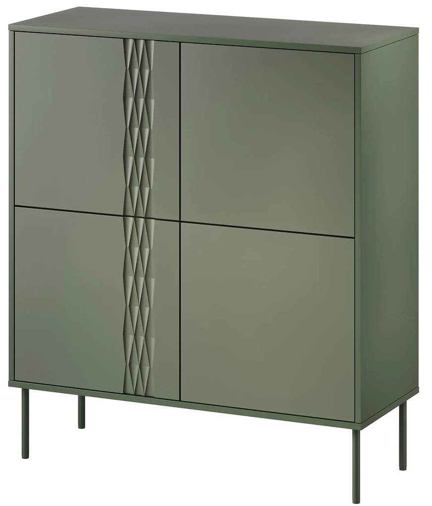 Cama Zelená komoda Trese 4D