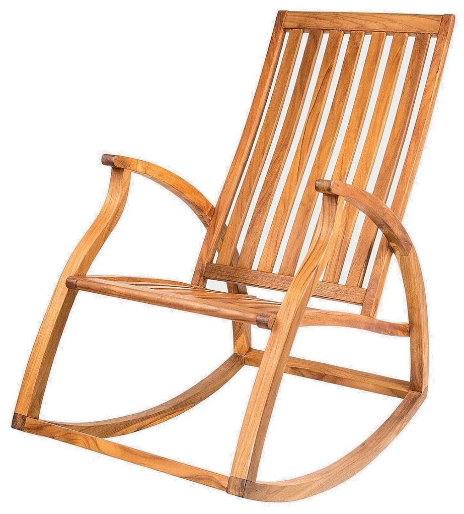 DEOKORK Teakové hojdacie kreslo STEFANO