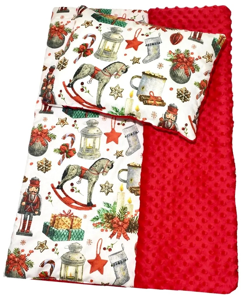 INTERMEDIC SK Zimný set do kočíka Luskáčik 73x73/50x30 cm