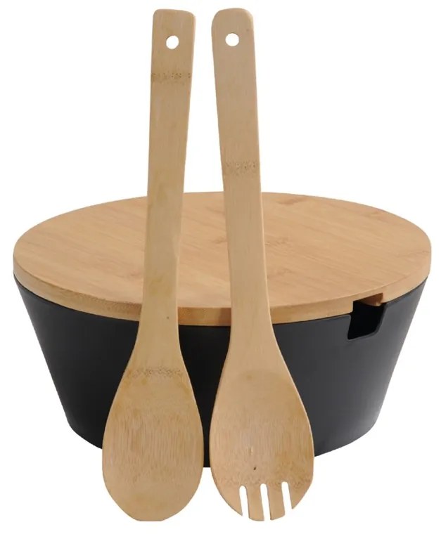 Kesper 92524 Misa na šalát s príborom a vekom, čierna, pr. 26 cm