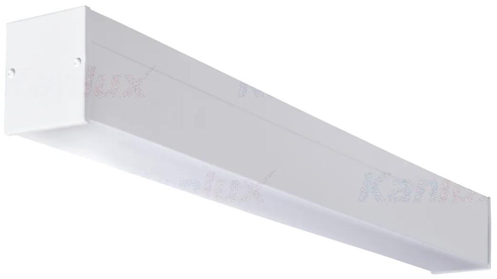 KANLUX Stropné moderné svietidlo AMADEUS, 1xT8, G13, 18W, 63x6x7cm, biele, matný difúzor