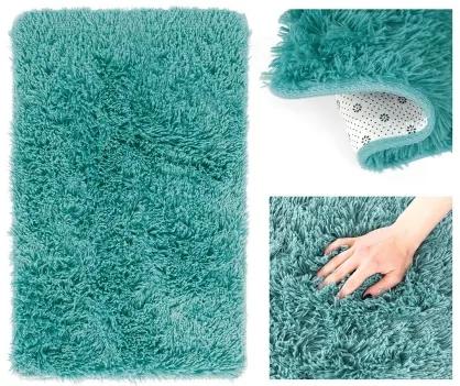 Sammer Tyrkysový plyšový koberec v rôznych rozmeroch 4251838522776 200 x 280 cm