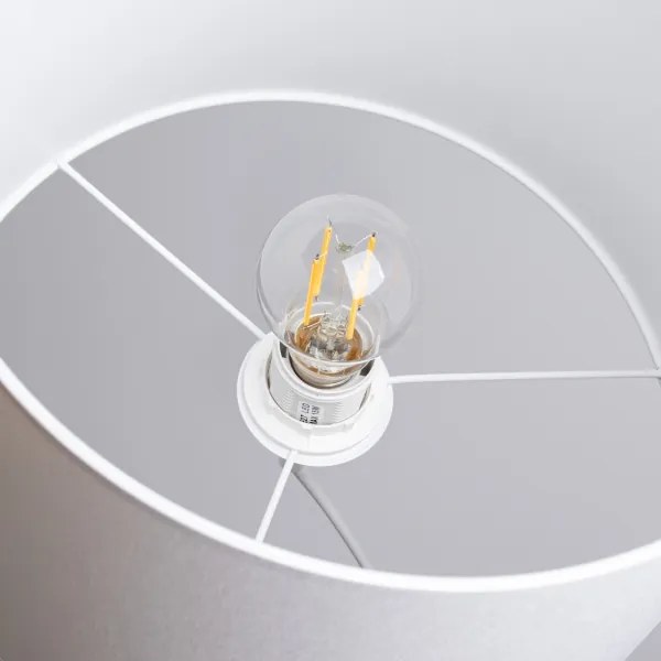 Sollux SL.1403 - Luster na lanku NOVA 1xE27/15W/230V pr. 30 cm biela