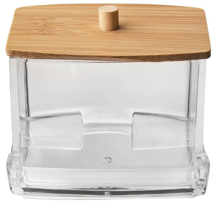 Orion Organizér / Zásobník na vatové tyčinky, s bambusom, WHITNEY