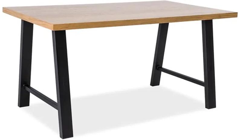 Najlacnejsinabytok ABRAMO jedálenský stôl 150x90, prírodná dýha